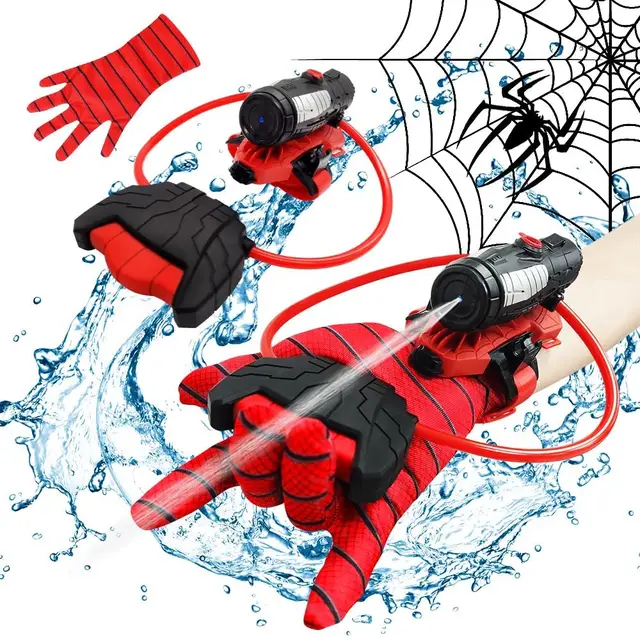 Superhero Squirt Water Gun, Spider Web Shooters Toy, Summer Outdoor Toys for Kids, Wrist Water Sprayer Toy , Backyard Fun Gift 1