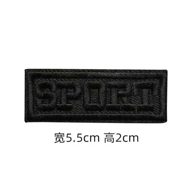 10 Stück/schwarze Kleidungsabzeichen, Stickerei-Applikationsaufkleber, selbstklebende Aufnäher, Nähen oder Aufnäher zum Aufbügeln für Rucksack, Hut, Jacke – Detail 6