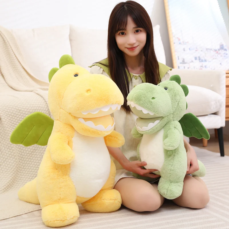 

Cartoon Dinosaur Plush Doll Stuffed Animal Pillow Soft Baby Sleeping Pillows Soft Sofa Cushion Kawaii Room Decor Girl Xmas Gift