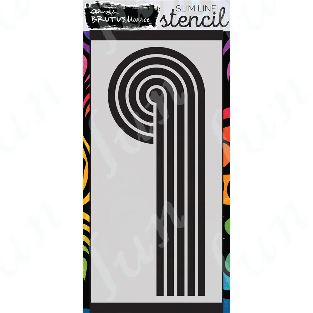 Curve-Appeal-Slimline-Stencil-Layering-Stencils-Reusable-Crafts ...