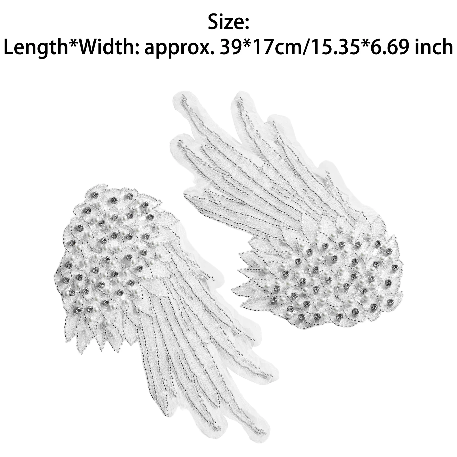 1 쌍 절묘한 수제 스팽글 페르시 어깨 패드 라인 석 가짜 진주 유니폼 Epaulets 빛나는 어깨 랩 Epaulettes