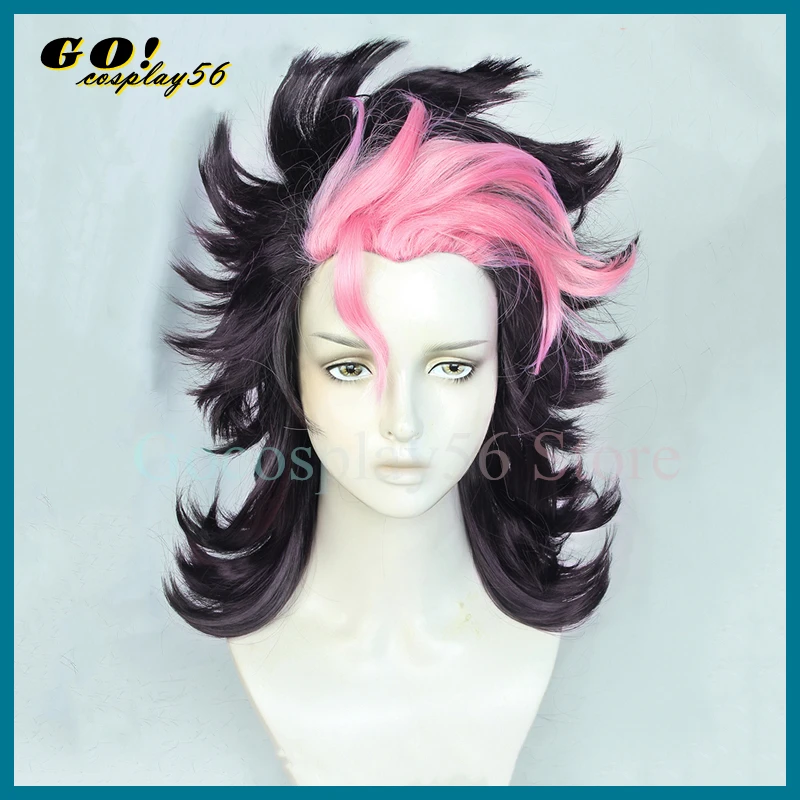 

Anime The Witch From Mercury Cosplay Guel Jeturk Wig Purple Pink Curly Heat Resistant Hair Halloween Role Play Headwear