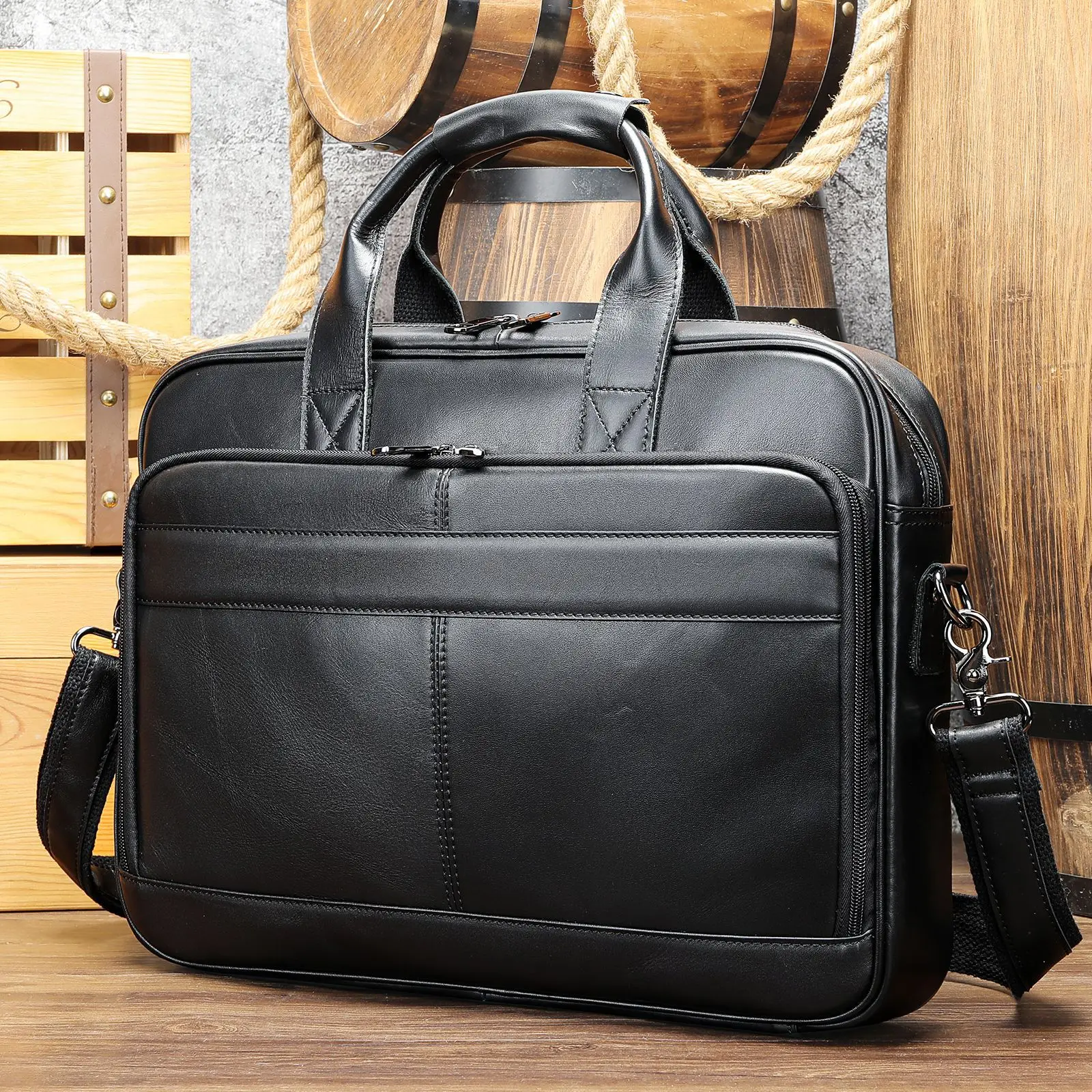 Luxury-Men-s-Leather-Bag-Office-Messenger-Briefcase-Man-Genuine-Leather ...