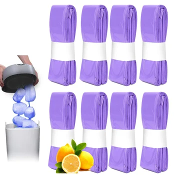 1/5/10Pcs Purple Diaper Pail Refills Bags For Angelcare Trash For Sangenic Tommee Tippee For twist&click For Genie For Munchkin 1
