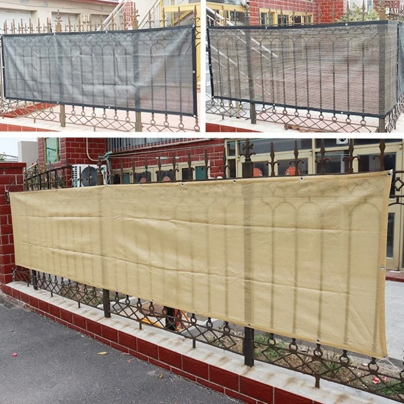 Privacy Mesh Balcony Railing Protection Mesh Garden Architectural Awnings Tennis Court Windscreens Sunshade Terrace Shade