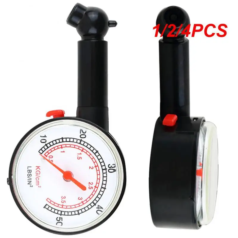 Manometro Per Pneumatici 1/2/4Pcs Manometro Per Auto Presion De Neumaticos Manometro Per Pneumatici Misuratore Di Pressione Per Pneumatici Monitoraggi