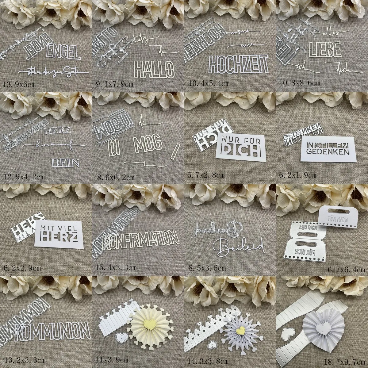 Neue 3D Box Griff Buchstaben Metall Schneiden Stirbt Schablonen Gestanzte für DIY Scrapbooking Album Papier Karte Präge