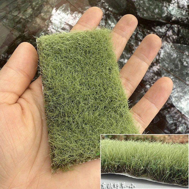 Simulated Miniature Grass for Model Scenery and Train Layouts