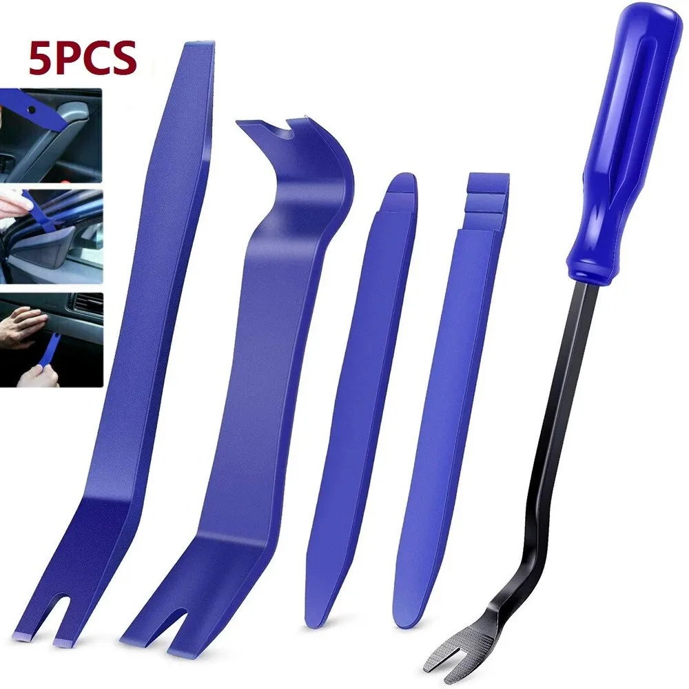 

5Pcs Auto Door Clip Disassembly Tool Set Auto Dashboard Refit Kits Auto Interior Trim Panel Dashboard Removal Tools Accessories