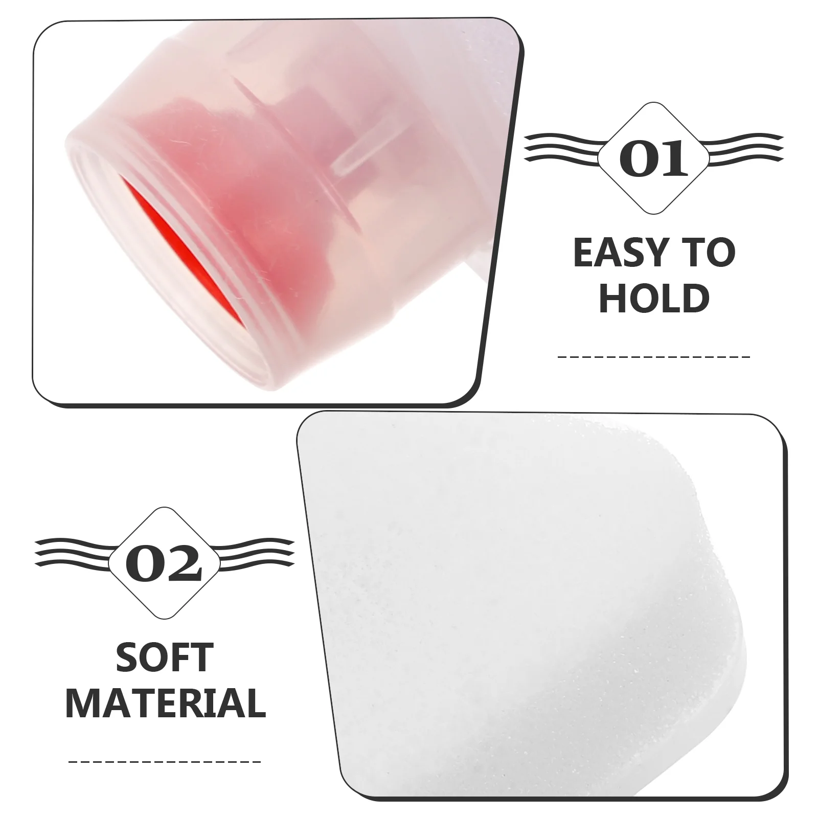 10 Pcs Shoe Polish Brush Head Cleaning Sponges Applicator Portable Sneaker Cleaner Paint Kit 2