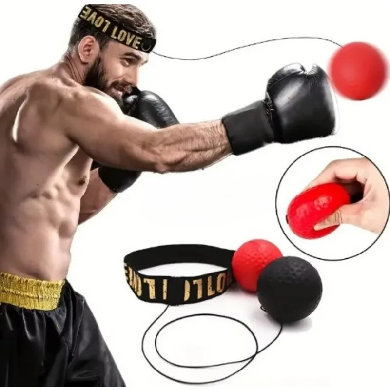 1 Pcs Boxing Punching Ball Head mounted Fighting Speed Sanda Training 1-pcs-boxing-punching-ball-head-mounted-fighting-speed-sanda-training