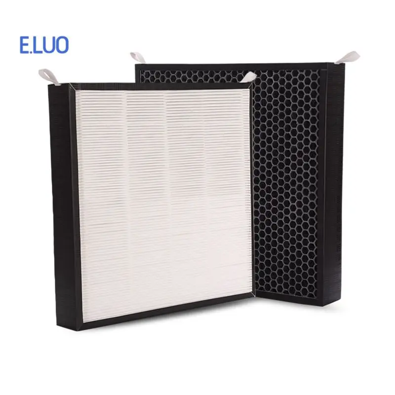 

2Pcs For AO Smith air purifier KJ560A12 filter element activated carbon HEPA composite filter IF-002