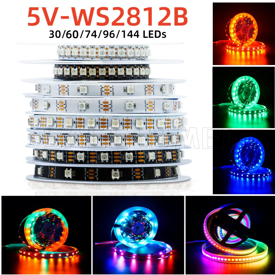 Smart Rgb Pixel Led Light Strip Preto smart rgb pixel led light strip preto 01