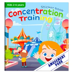 Children's Reusable Cartoon Sticker Book: Fun and Educational Gift (Amusement Park)
