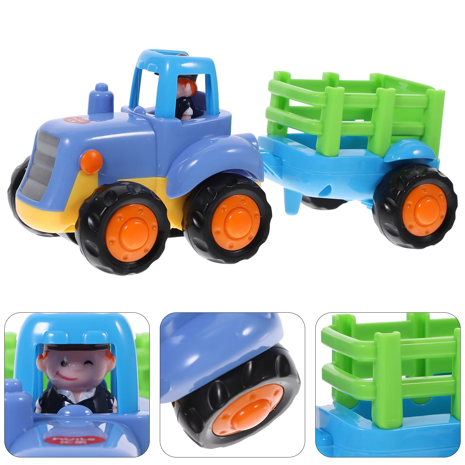 

Car Model Kids Trucks Vehicletruck Tractor Construction Carsengineering Set Mini Educational Friction Powered Race Tractors
