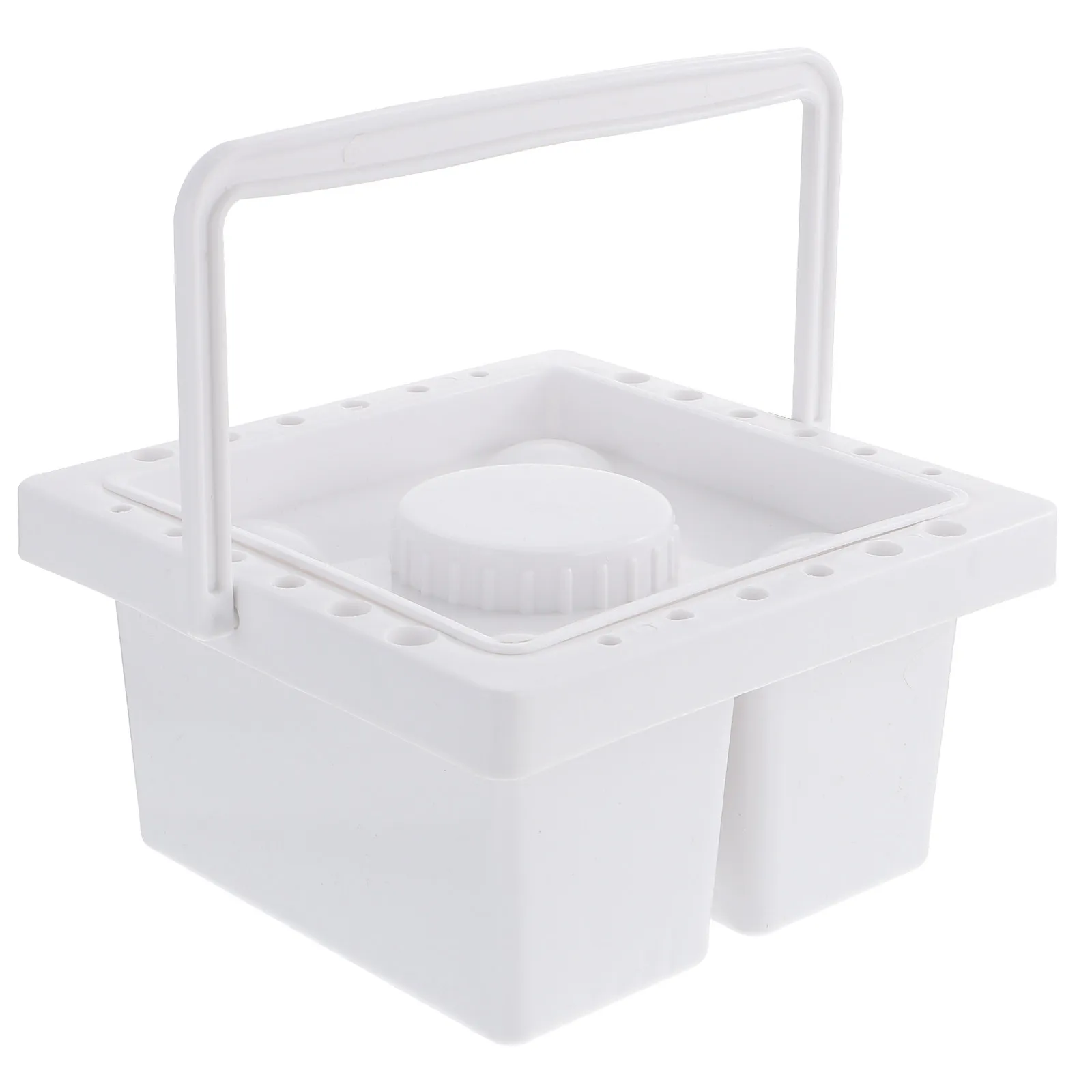 편리한 페인트 홀더 다기능 브러시 워셔 페인트 액세서리 전문가용 경량 휴대용 컬러 믹싱 트레이