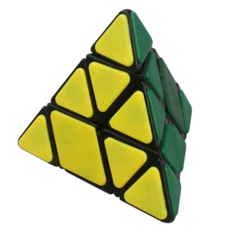 

3x3 Pyraminx Cube Calvin's Puzzle Bandaged Pyraminx Black Children's Educational Toy Games and Puzzles Toys for Kids