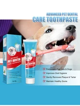 Pet Toothpaste For Dog 2 Oz Fresh Breath Dental Care Tooth Paste Brushing Cleaner Restore Luster Mint Flavor Oral Care Designed