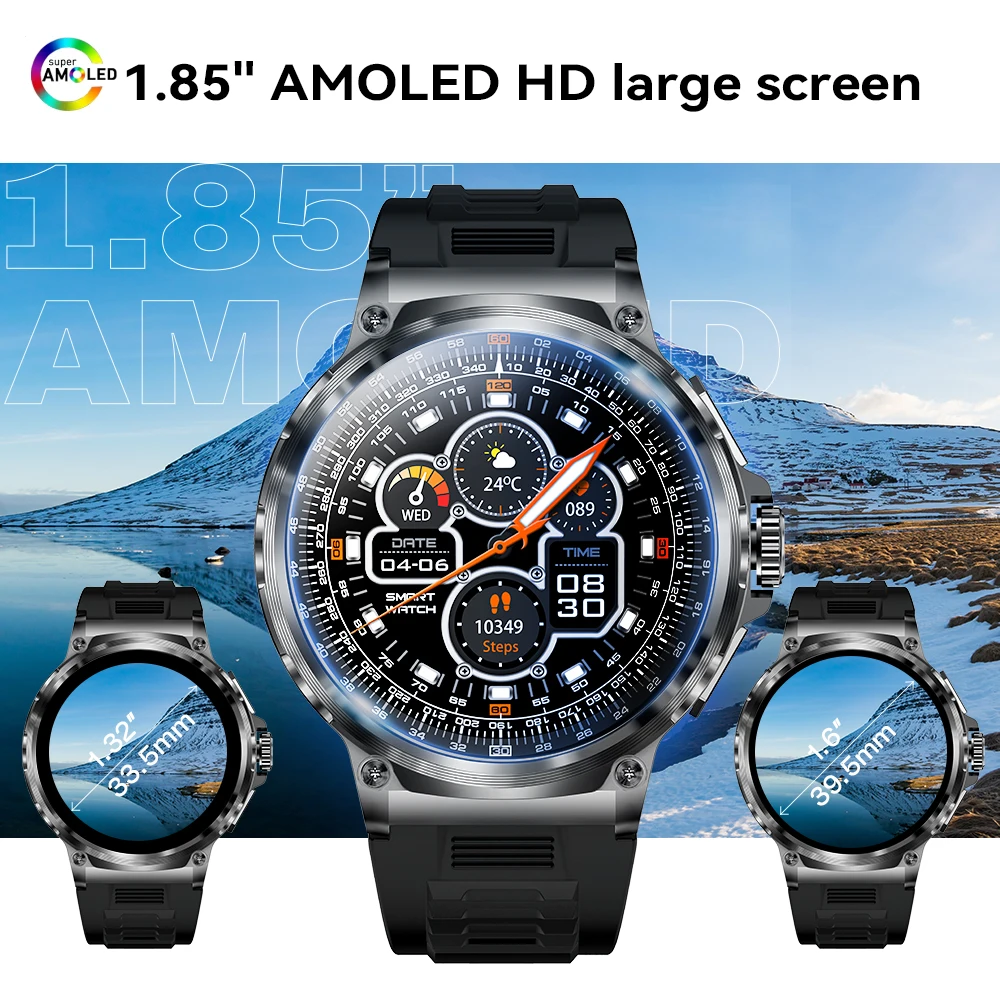 Original Rogbid Tank M3 Smartwatch Inch AMOLED Digital