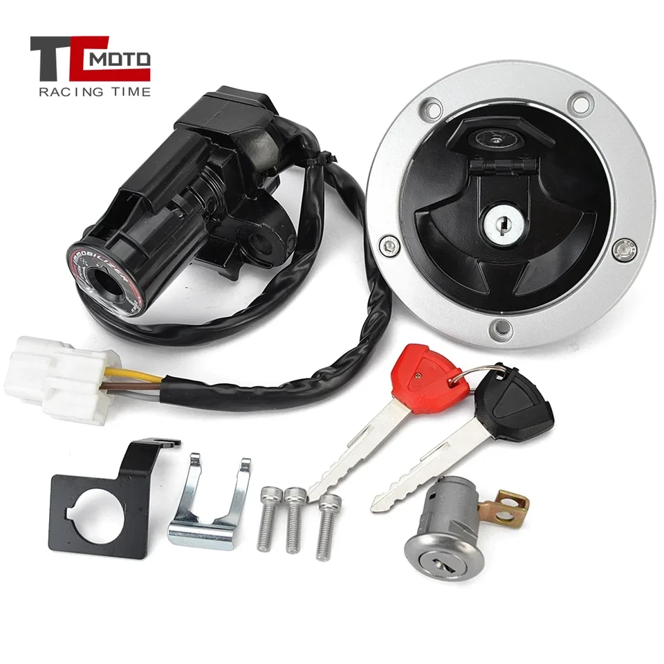 ༒ Fuel Gas Ignition Switch Lock With Key Kit For Kawasaki ZX1000
