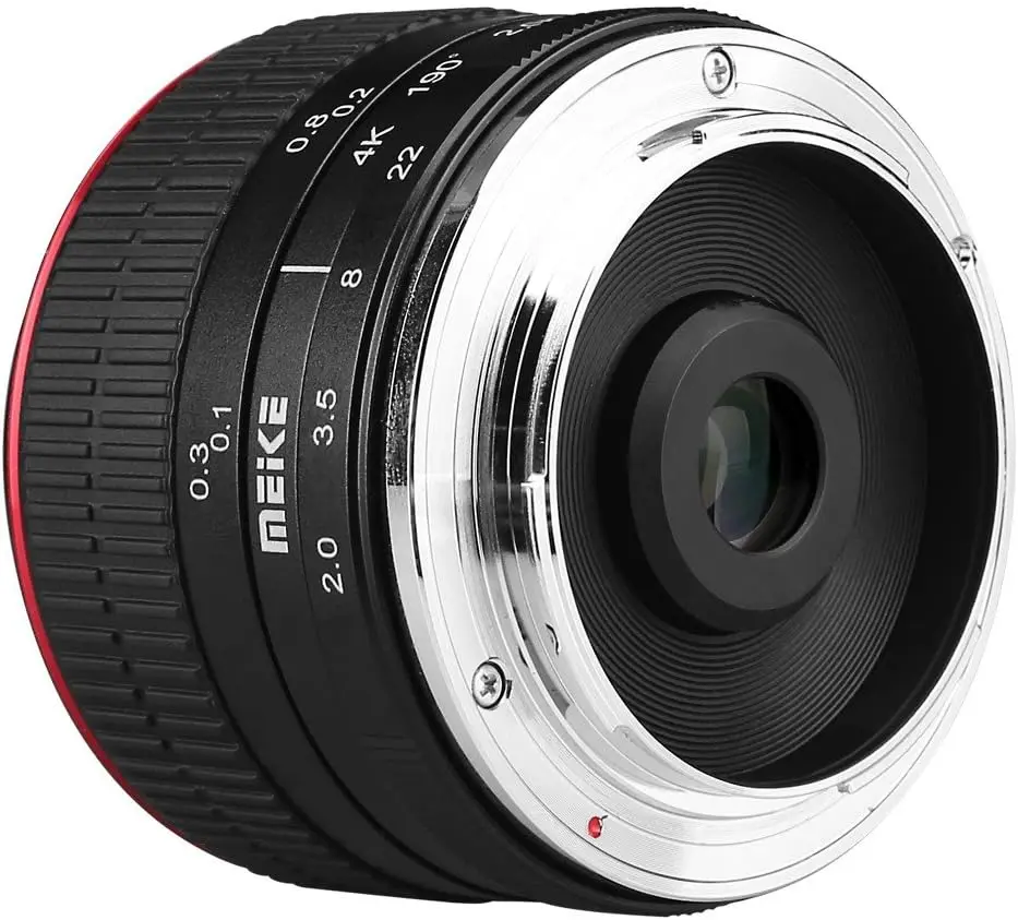 富士フイルム - MEIKE 魚眼レンズ　(富士フイルム　Xマウント用) Meike MK-6.5mm F2.0 APS-C 超広角円形魚眼レンズ Sony E