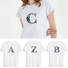 

Women T-shirt Harajuku Lady Black Pattern T-shirts Short Sleeves Female Tops Tee O-neck Streetwear Women's Tshirt Woman 2022 Top