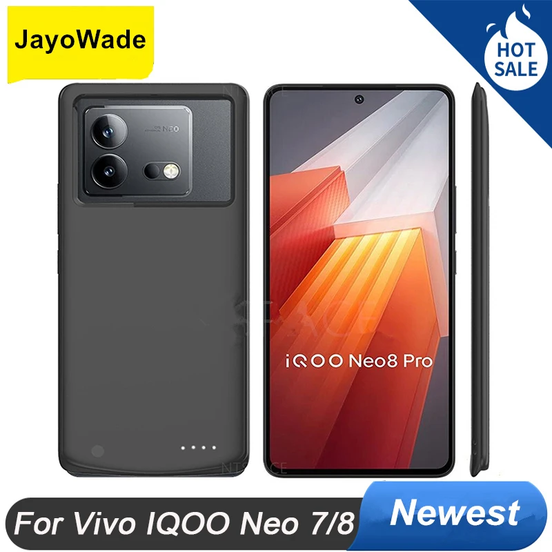 

6800Mah Battery Charger Case For VIVO IQOO Neo 8 Pro Power Case Neo 7 Power Bank Phone Cover For VIVO IQOO Neo 8 Battery Cases