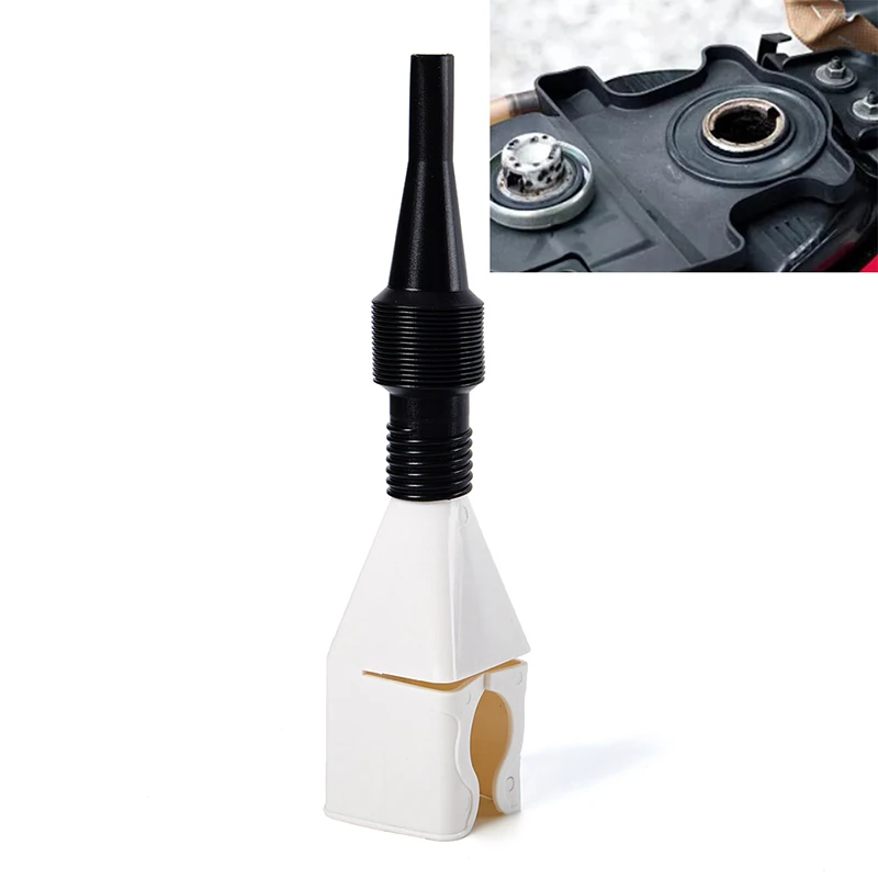 

Plastic Car Motorcycle Refueling Gasoline Engine Oil Funnel Filter Transfer Tool Funnel Kit Fluid Change Filling Transfer Tool