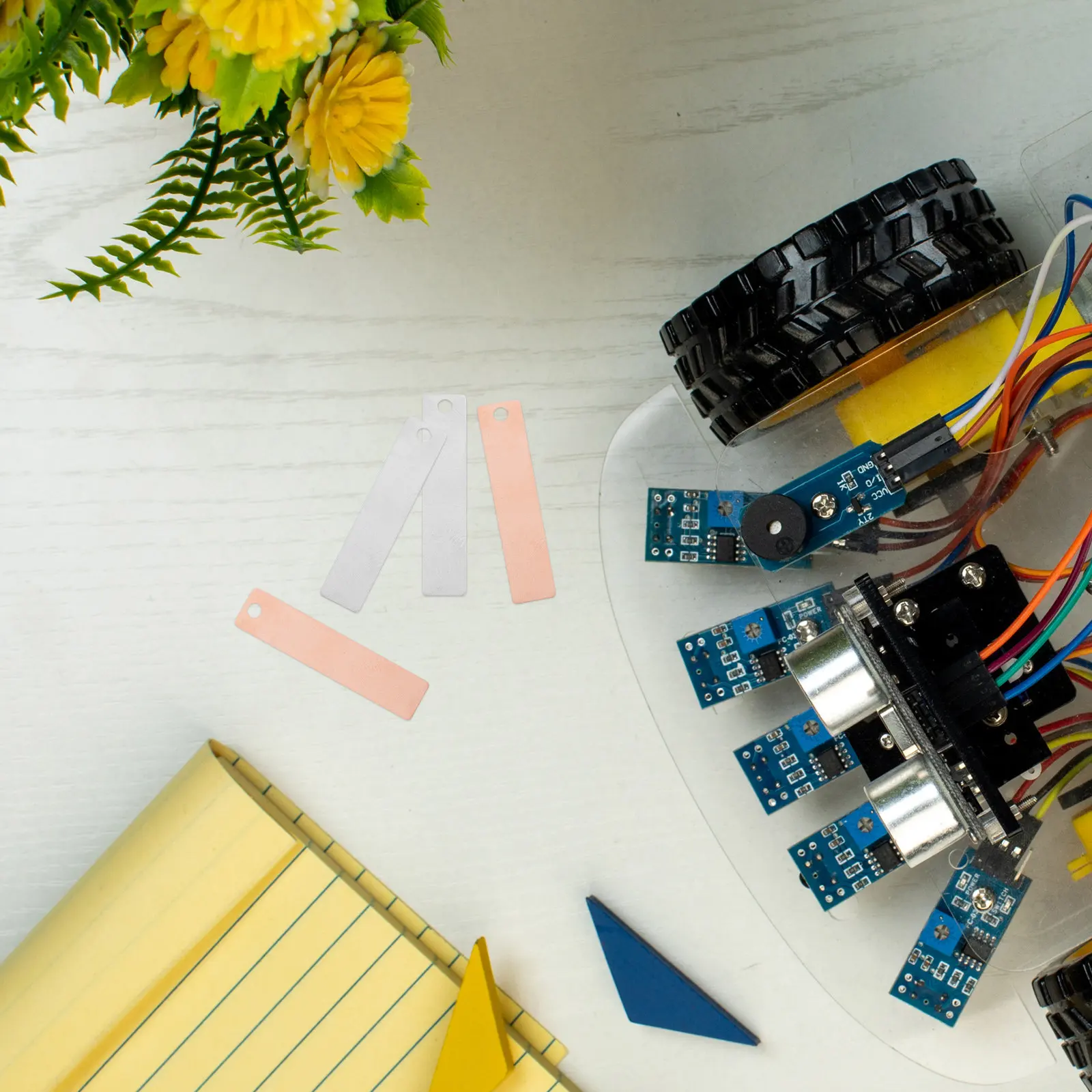 20Pcs 구리 아연 전극 스트립 전기 도금 과학 실험을위한 순수 양극 세트 실험실 교육 장비 교육