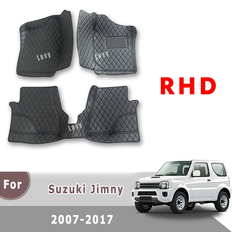 

RHD Carpets For Suzuki Jimny 2017 2016 2015 2014 2013 2012 2011 2010 2009 2008 2007 Car Floor Mats Auto Interior Accessories