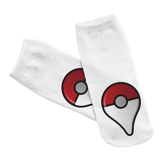 Pokemon cartoon printed women's socks anime figure cute Pikachu Squirtle Bulbasaur socks kids socks girls direct sales 19