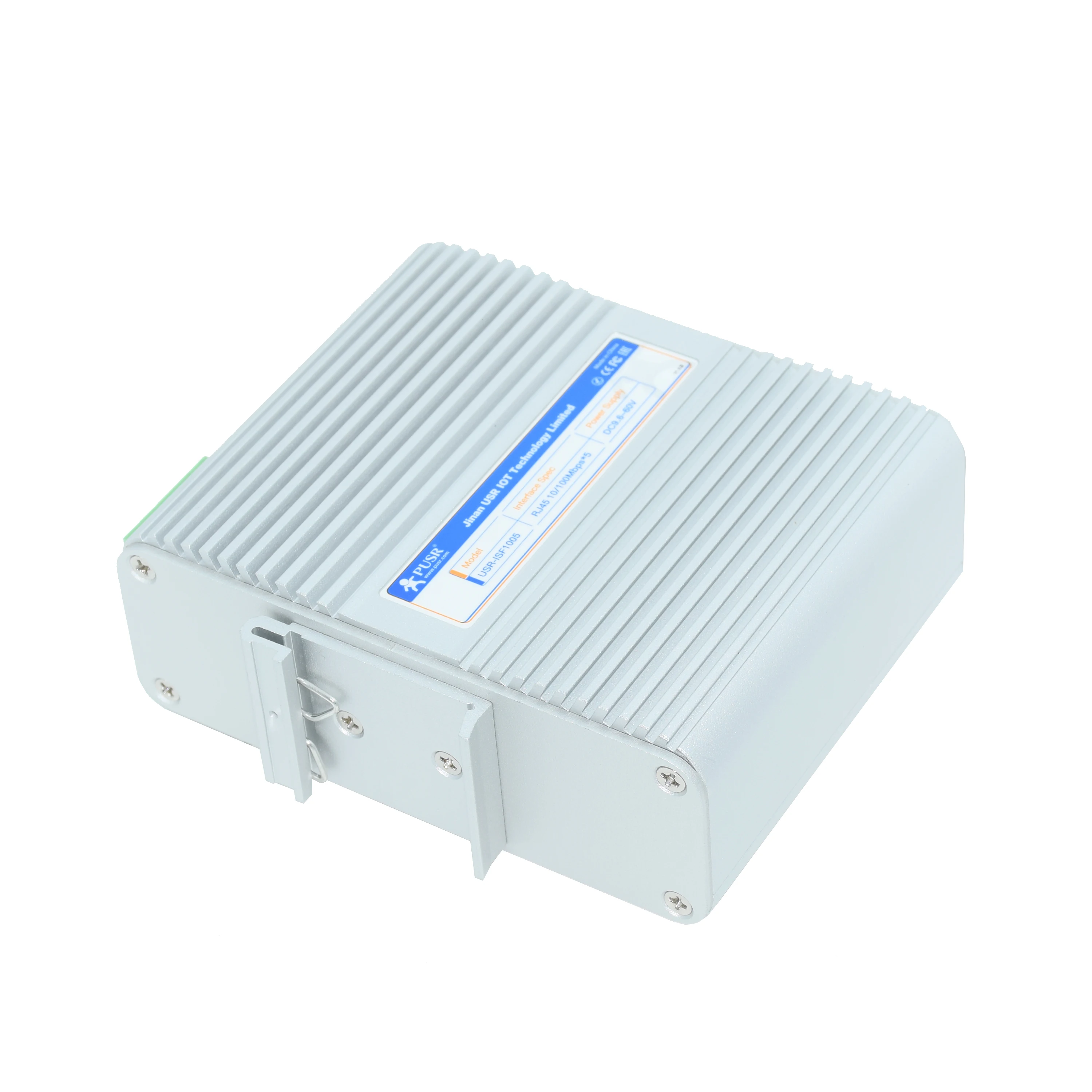 산업용 10M 100M 이더넷 스위치 IP40 보호 USR-ISF1005 USR-ISF1008