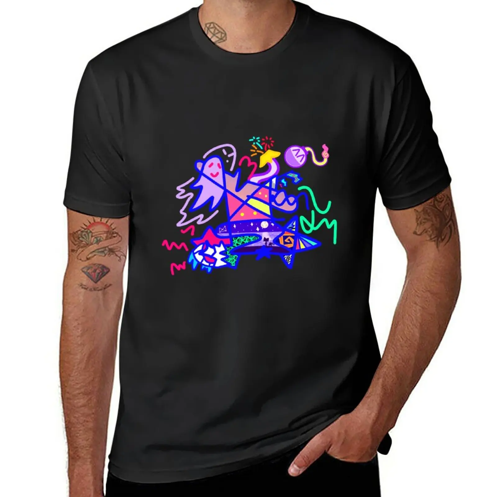 

New The Enigma T-Shirt Short sleeve tee shirts graphic tees men clothings