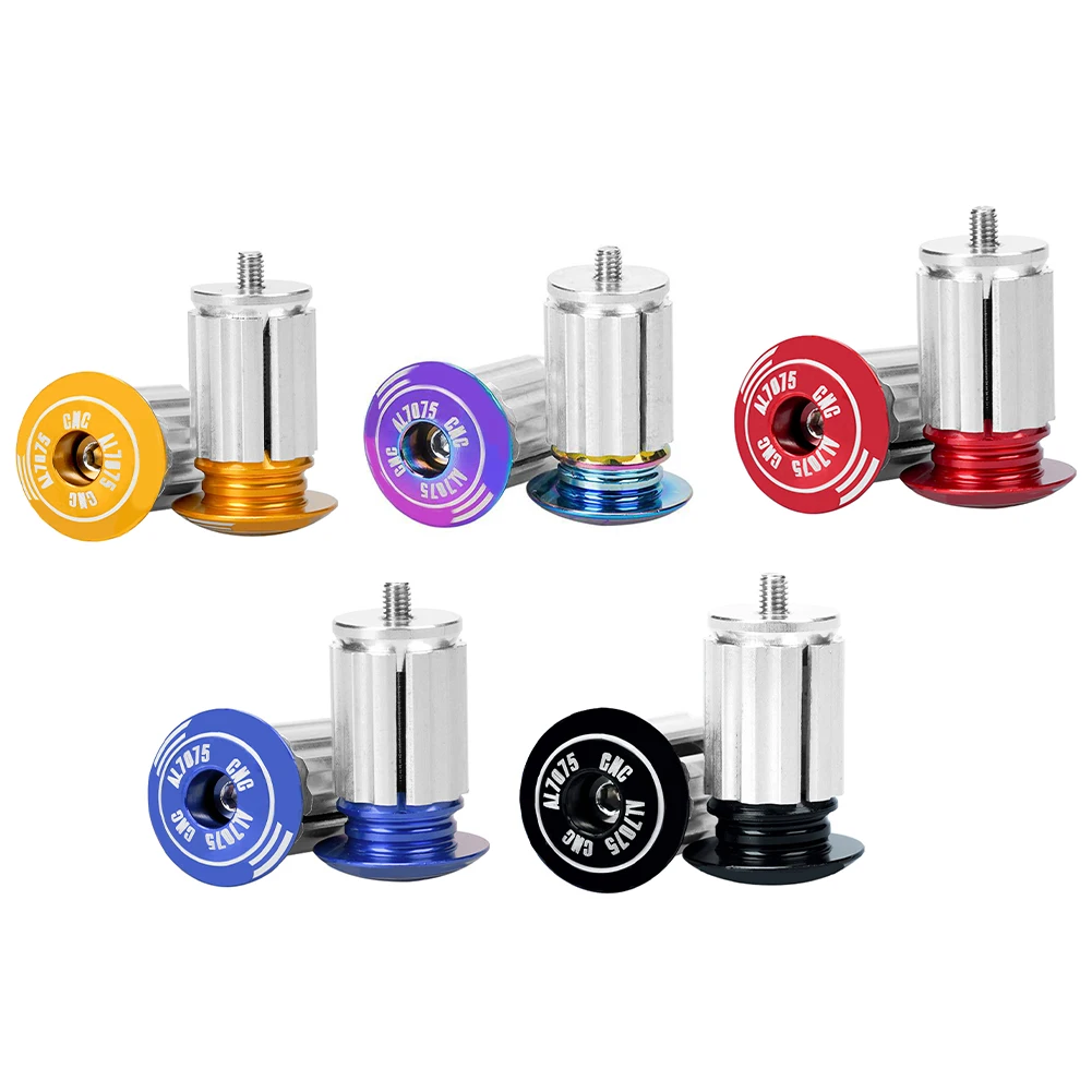 Bicycle Handlebar End Plug Mountain Road Bike Integrated Lockable Cover 18mm Expansion Plug-End Cap Cycling Accessories