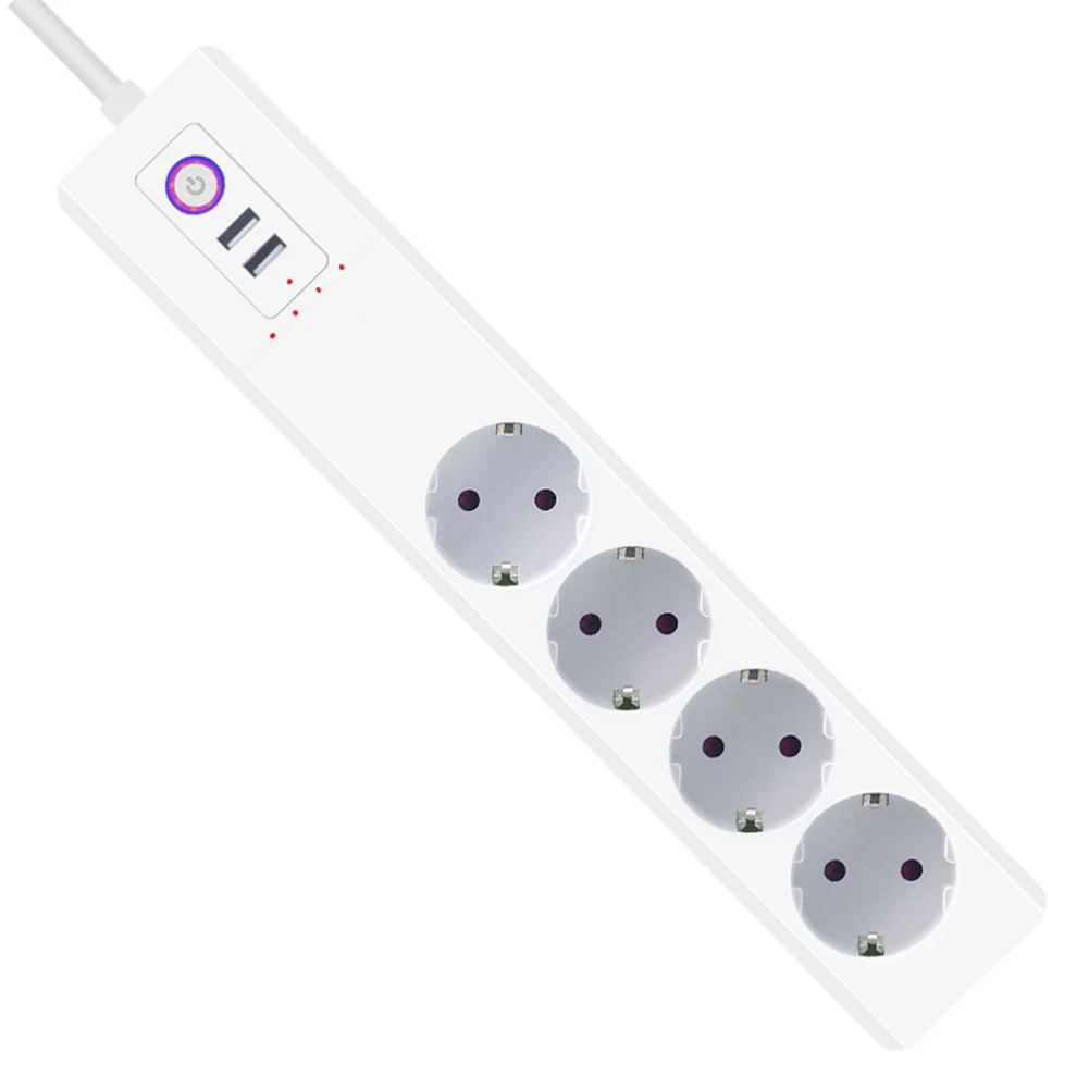 

Смарт-стабилизатор напряжения с 4 розетками и 2 USB-портами