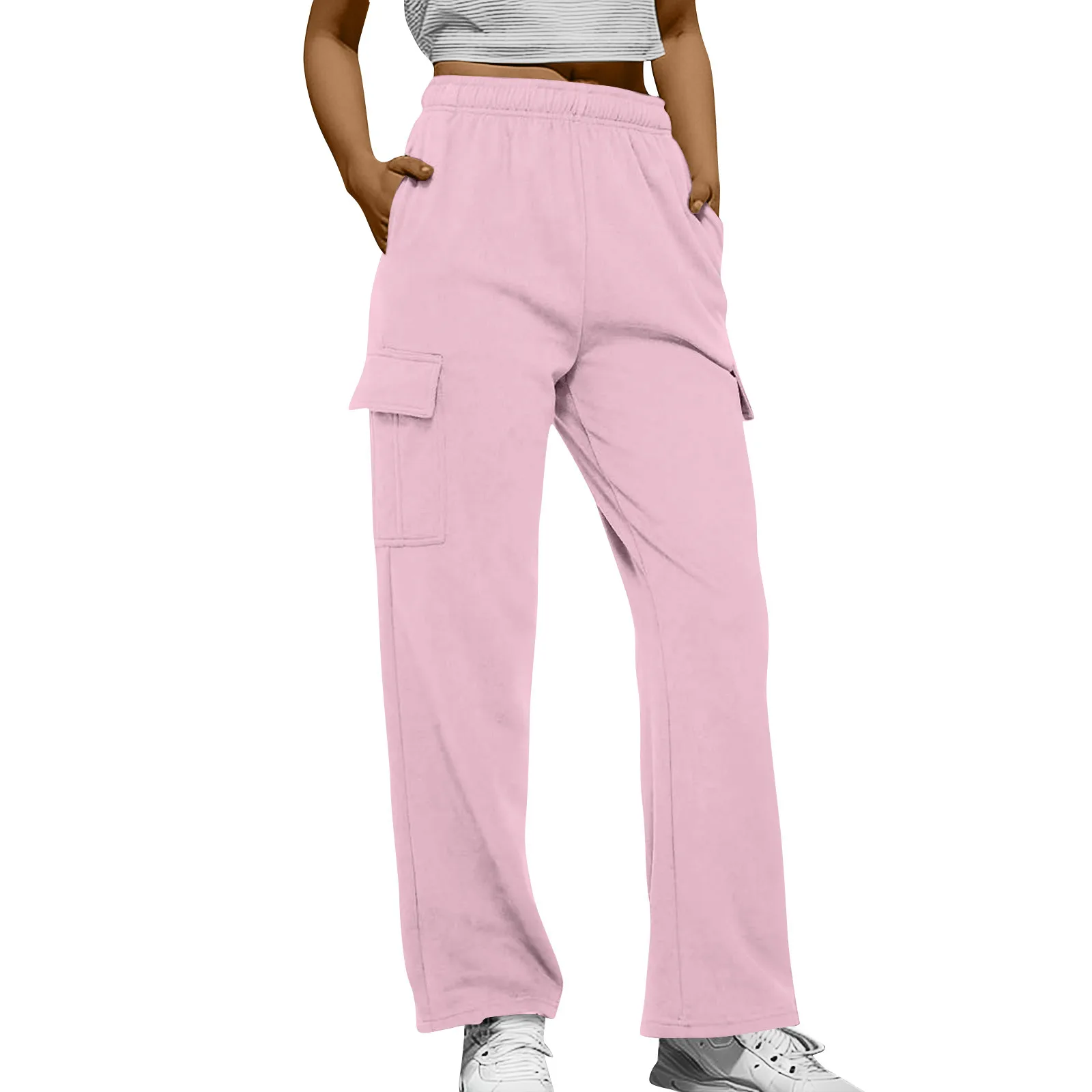 

Women'S Workwear Sweatpants Casual Loose Fleece High Waist Jogger Pants Ladies Sweatpants Casual Pants Yoga Pants Homewear