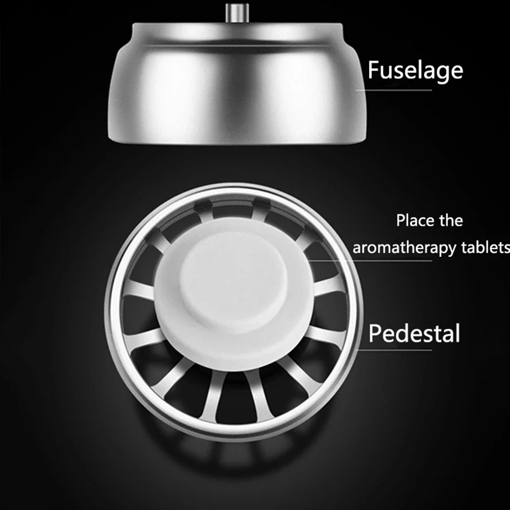 LED Mini Car Air Freshener with Aromatherapy Scents and Colorful Options