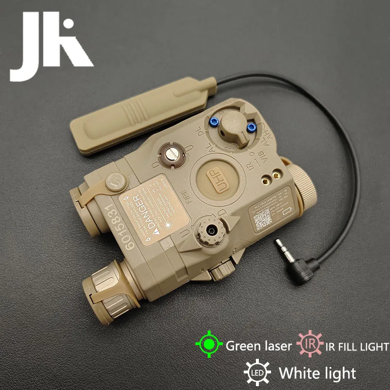 Airsoft PEQ15 Laser Indicator Tactical IR Fill Light/Red Green Dual Laser Fit 20mm Rail Dual Outdoor Hunting Aiming Weapon laser pointer laser sight red dot laser sight