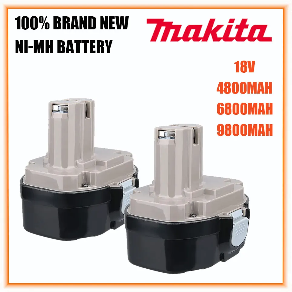 

18V 6.8Ah 9800MAH 4800MAH Ni-MH Battery Replace Makita 18V Battery PA18 1822 1823 1833 1834 1835 1835F 192828-1 192829-9