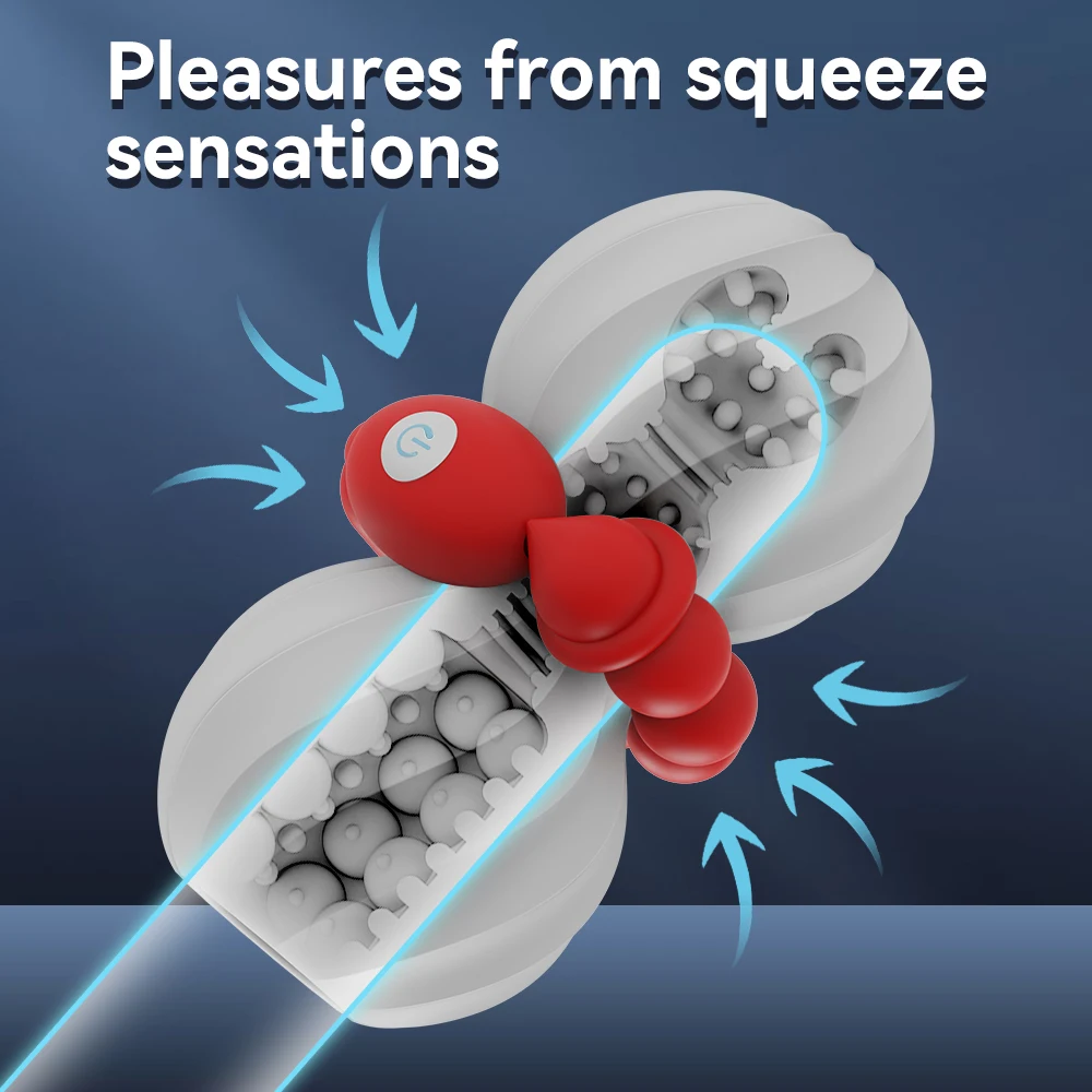 Tazza multifunzionale per aereo con vibrazione a 9 frequenze, una chiave per aggiungere perline tropicali, tazza per masturbazione maschile adu_voghion.com