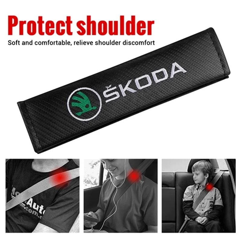 Car Safety Belt Shoulder Protector Pad - Premium Comfort and Protection - 1/2pcs
