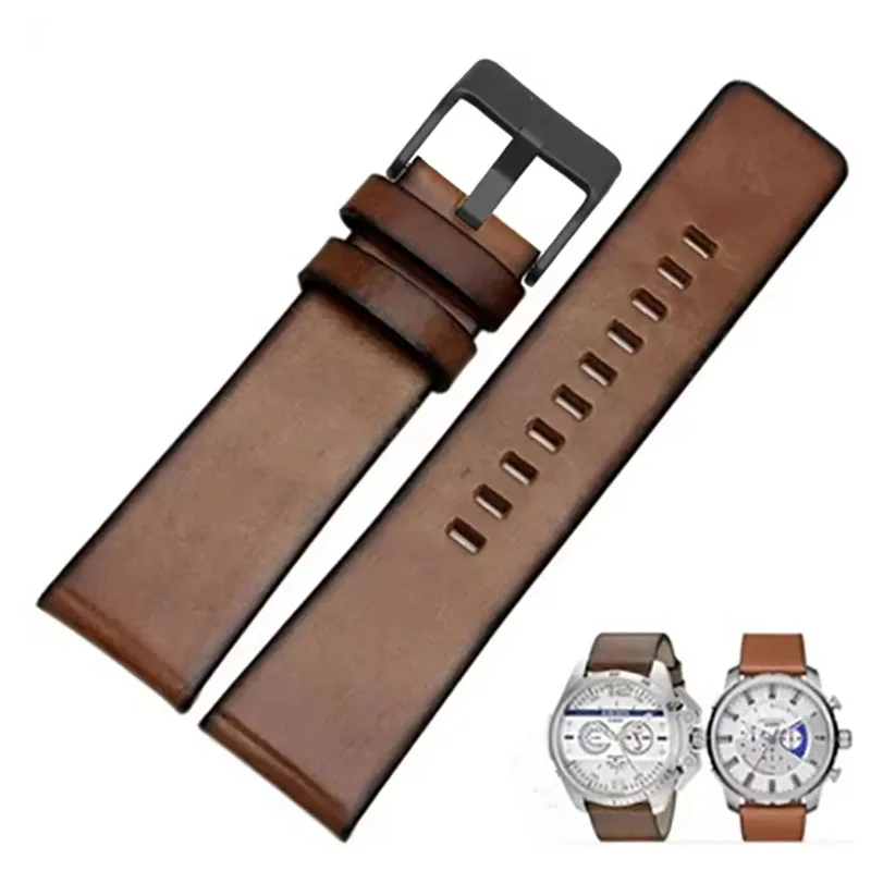 Vintage Retro Genuine Leather Watchband - High Quality Watch Strap Bracelet in Multiple Sizes