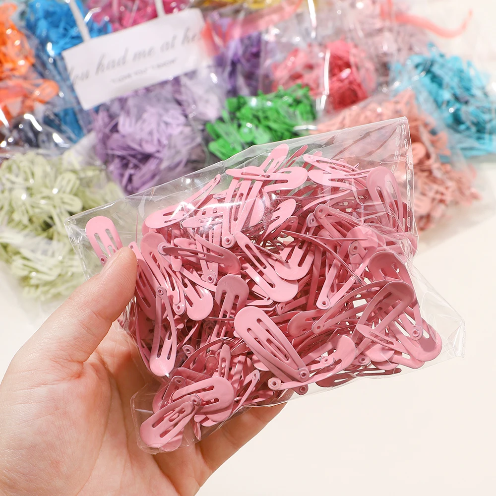 Hair Clips Hair Accessories 30Pcs/bag Girls Cute Mini Colorful Waterdrop Shape Hairpin Sweet Hair Clips Barrettes Slid Clip