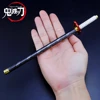 New 20cm Demon Slayer Sword Rengoku Kyoujurou Carbon Pen Alloy Katana Anime Peripherals Weapon stylish Model Festival Gifts Toys 4