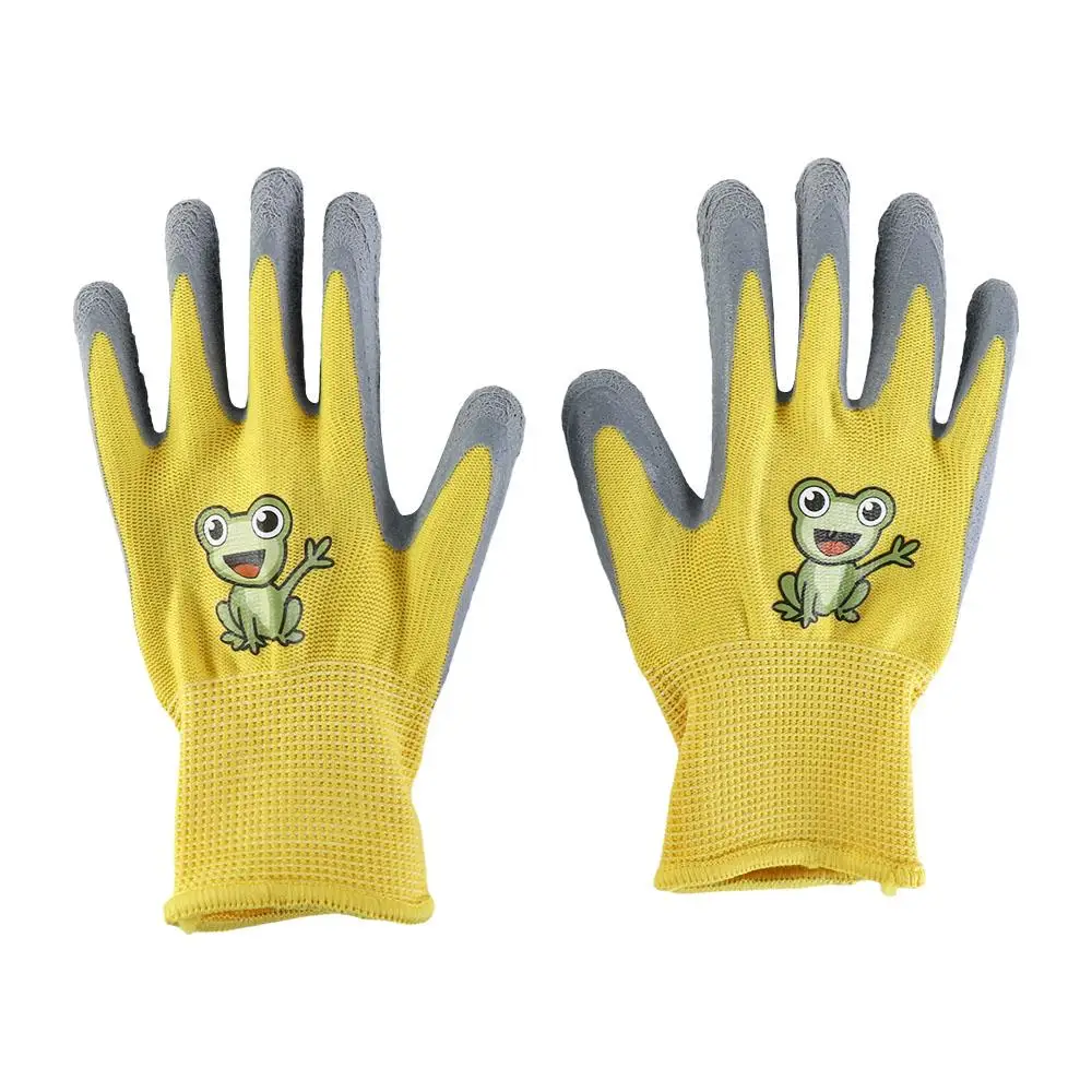 Non-Slip Gardening Gloves Safety Durable Breathable Work Gloves Protector Children Protective Gloves Kids 2