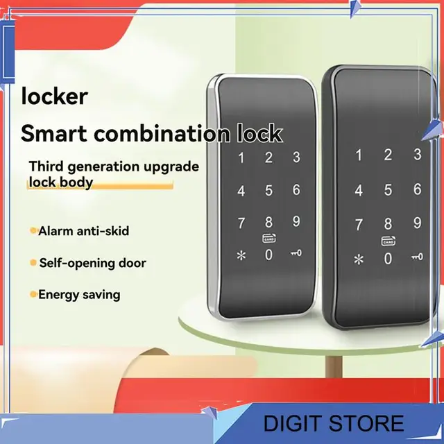 DIGIT-Wireless Access Control Digital Keypad Phone/RFID/Card Password Cabinet Lock For Lockers 1