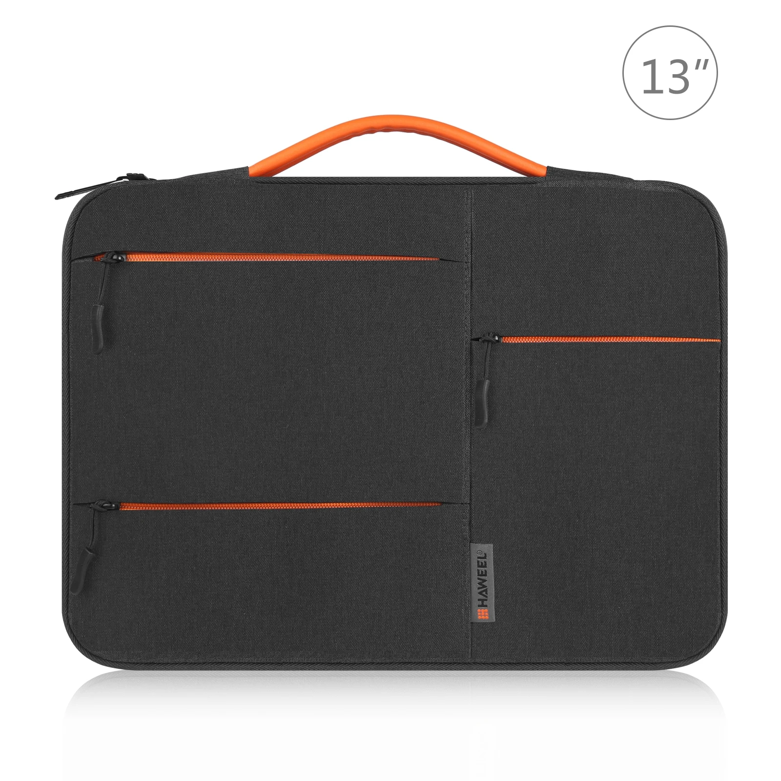 HAWEEL 13.0 inch Sleeve Case Zipper Briefcase Laptop Handbag For Macbook Samsung Lenovo DELL ASUS HP 13 inch -13.5 inch Laptops