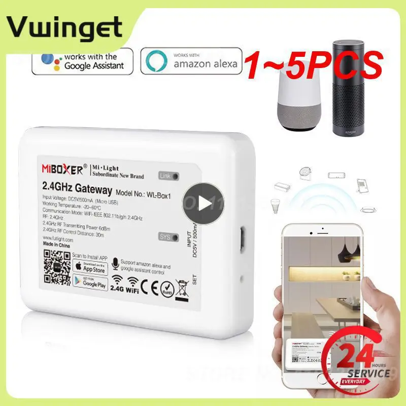 

1~5PCS Miboxer 4W GU10 MR16 RGB+CCT LED Spotlight AC110V 220V 2.4G Remote controller