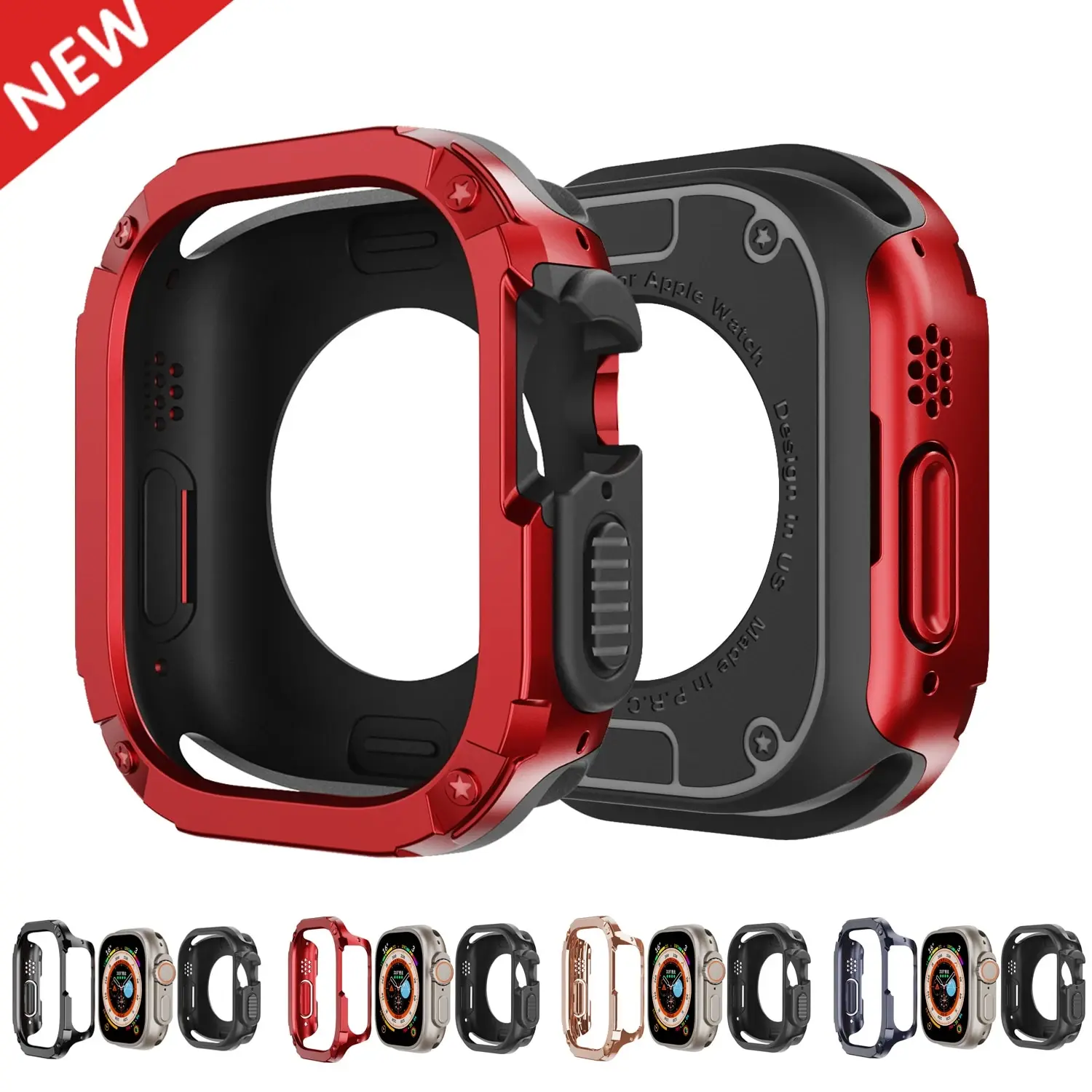 2-in-1 Shockproof TPU + PC Bumper Case