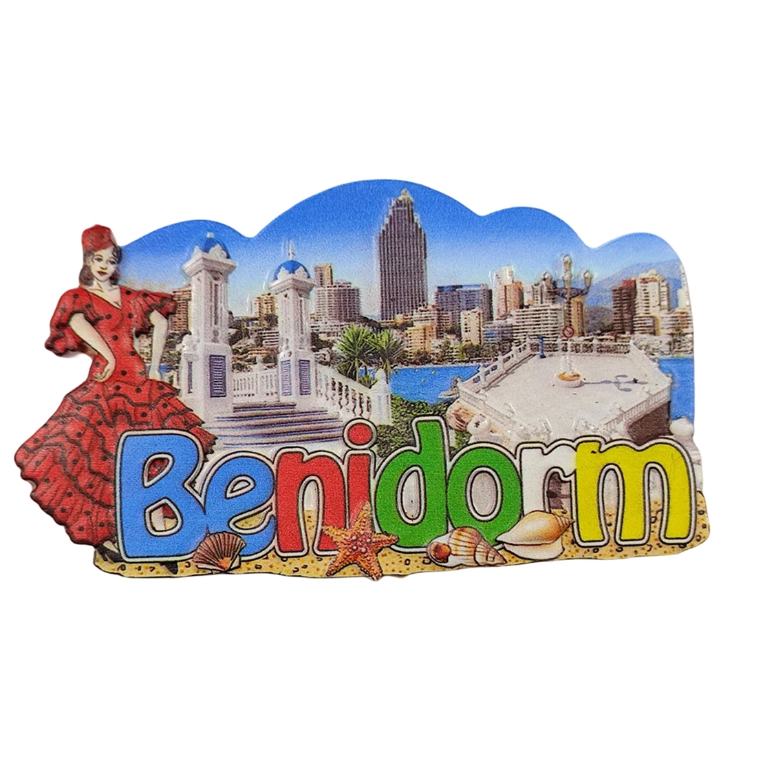 Bilbao Spanje koelkast magneet 3D reizen souvenir koelkast decoratie magnetische sticker ambachtelijke collectie